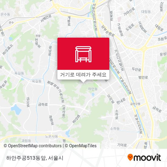 하안주공513동앞 지도