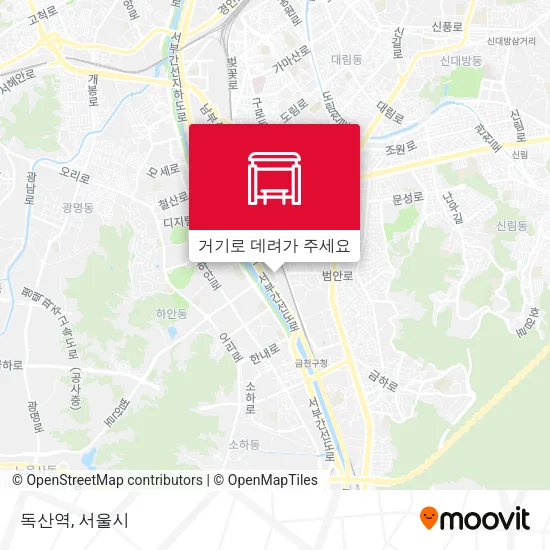 독산역 지도