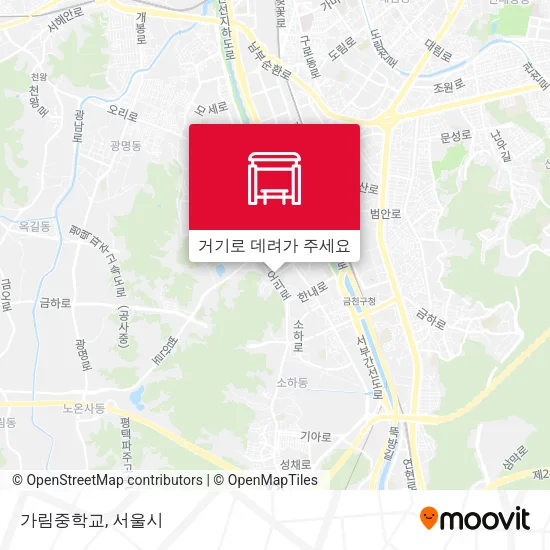 가림중학교 지도