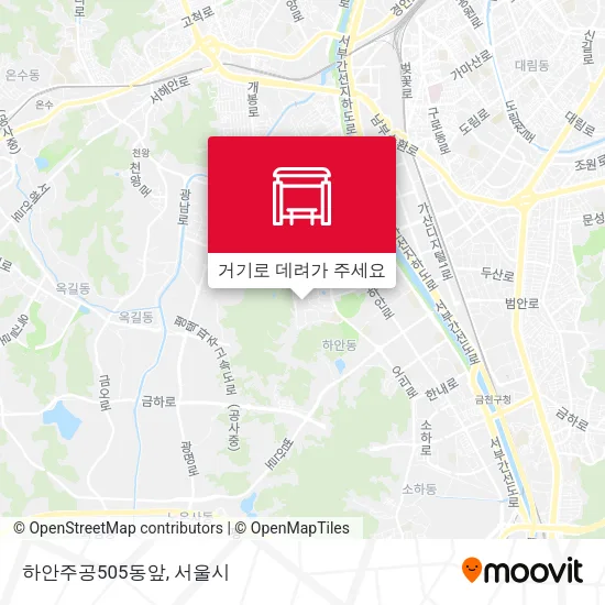 하안주공505동앞 지도