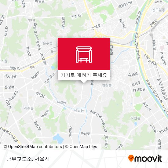 남부교도소 지도