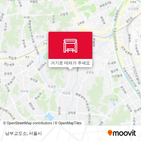 남부교도소 지도