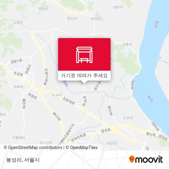 봉성리 지도