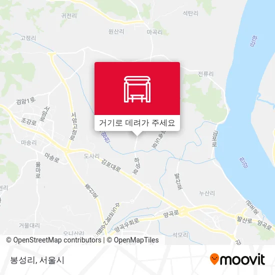 봉성리 지도