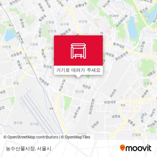 농수산물시장 지도