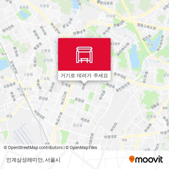 인계삼성래미안 지도