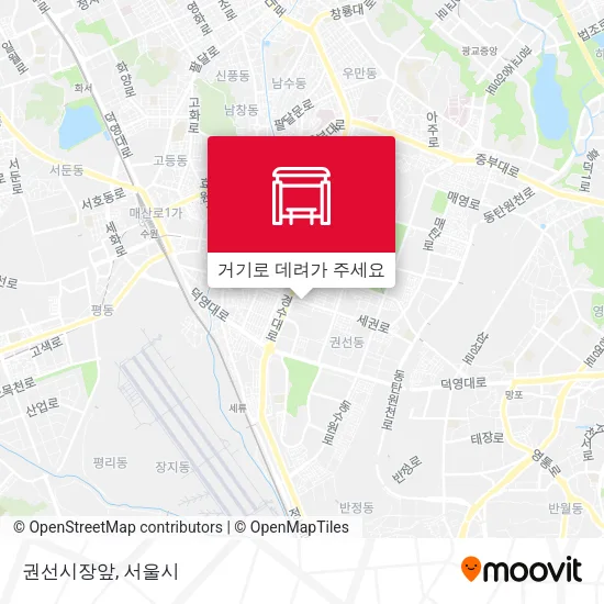 권선시장앞 지도
