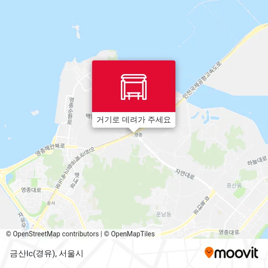 금산Ic(경유) 지도
