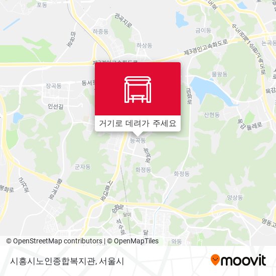 시흥시노인종합복지관 지도