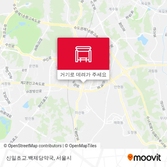 신일초교.백제당약국 지도