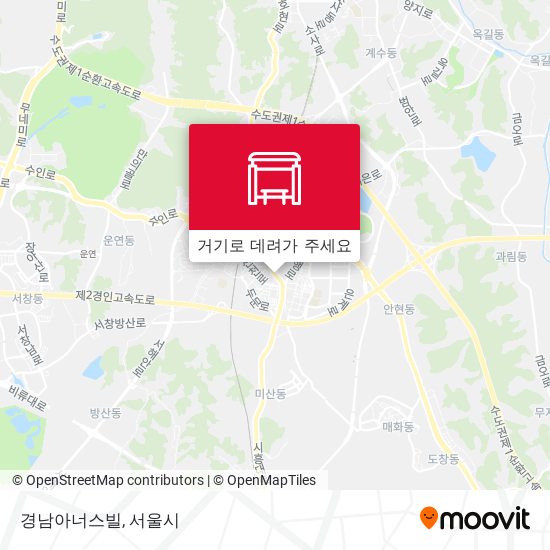 경남아너스빌 지도