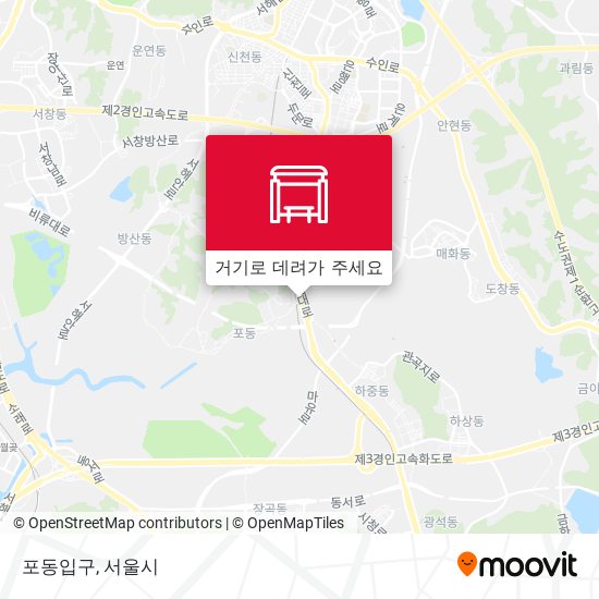 포동입구 지도
