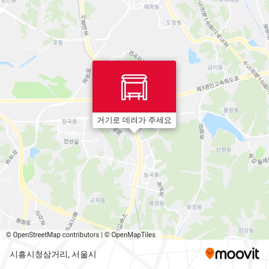시흥시청삼거리 지도