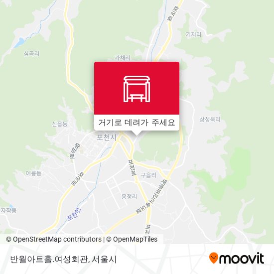 반월아트홀.여성회관 지도