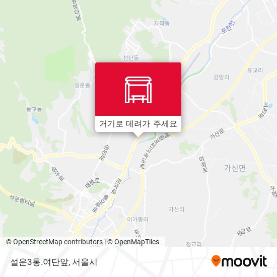 설운3통.여단앞 지도
