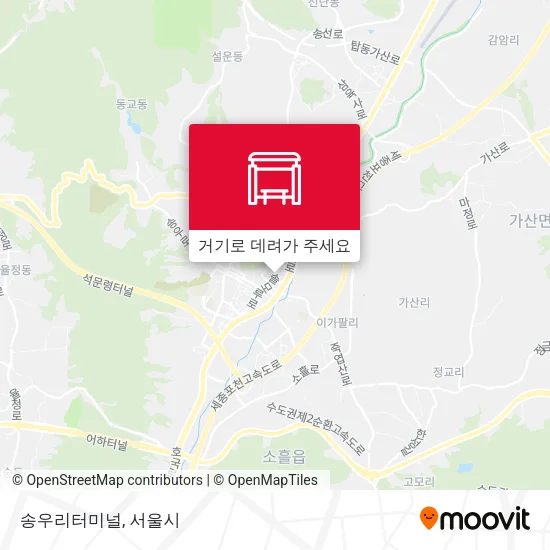 송우리터미널 지도