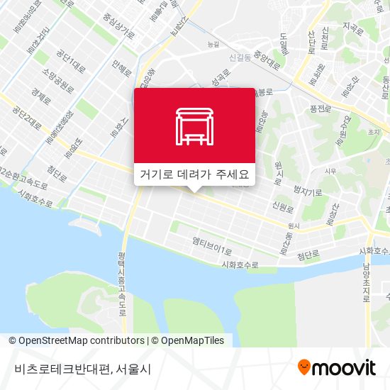비츠로테크반대편 지도
