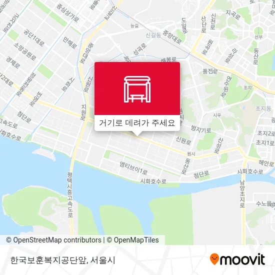 한국보훈복지공단앞 지도
