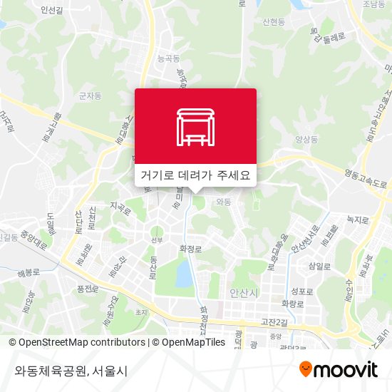 와동체육공원 지도