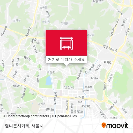 열녀문사거리 지도