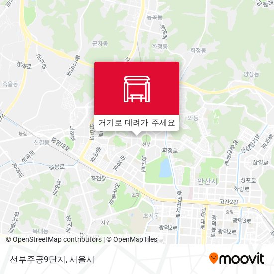 선부주공9단지 지도