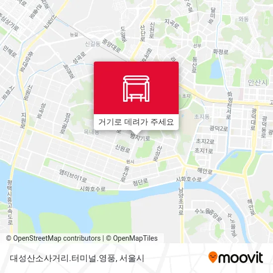 대성산소사거리.터미널.영풍 지도