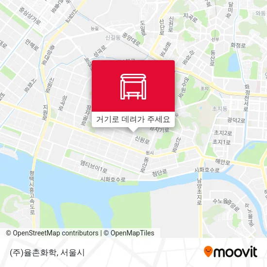 (주)율촌화학 지도