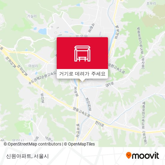 신원아파트 지도