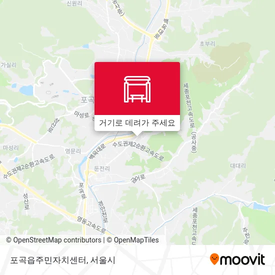 포곡읍주민자치센터 지도