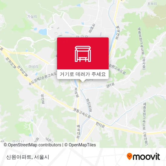 신원아파트 지도