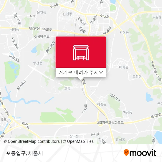 포동입구 지도