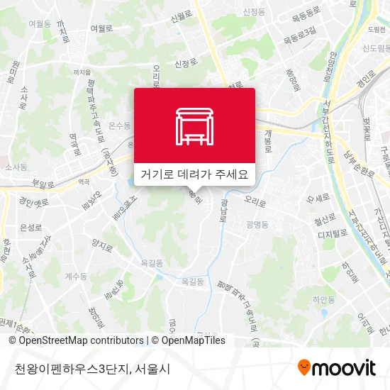 천왕이펜하우스3단지 지도