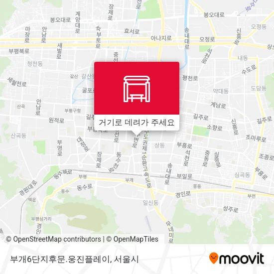 부개6단지후문.웅진플레이 지도