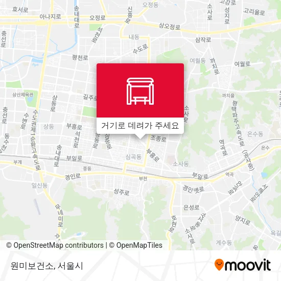 원미보건소 지도