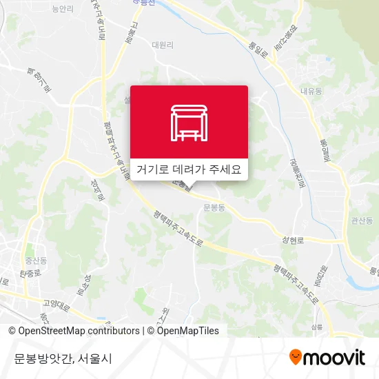 문봉방앗간 지도