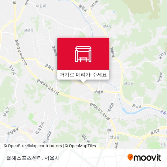 철해스포츠센타 지도