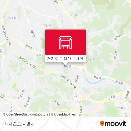 벽제초교 지도