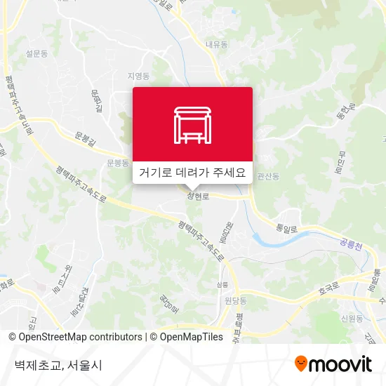 벽제초교 지도
