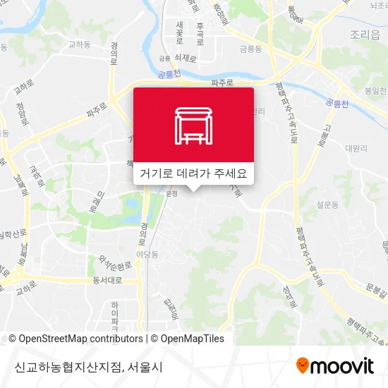 신교하농협지산지점 지도