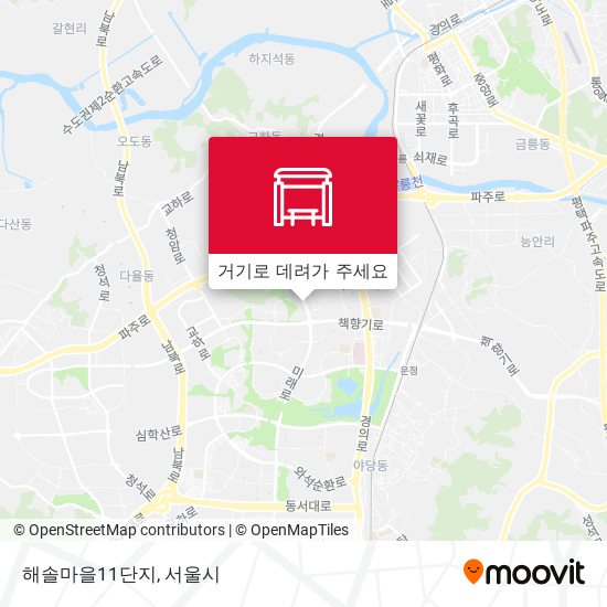 해솔마을11단지 지도