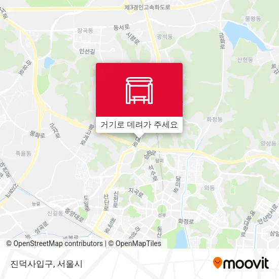 진덕사입구 지도
