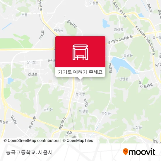 능곡고등학교 지도
