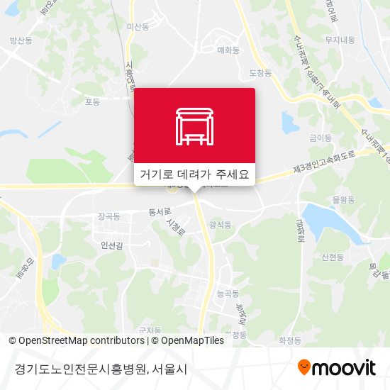 경기도노인전문시흥병원 지도