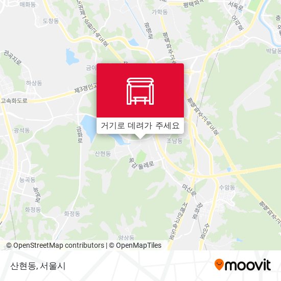 산현동 지도