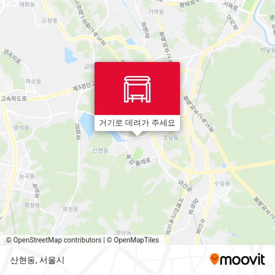 산현동 지도