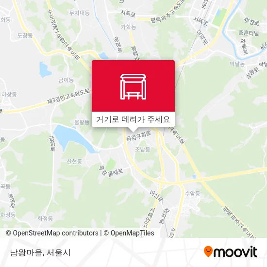 남왕마을 지도