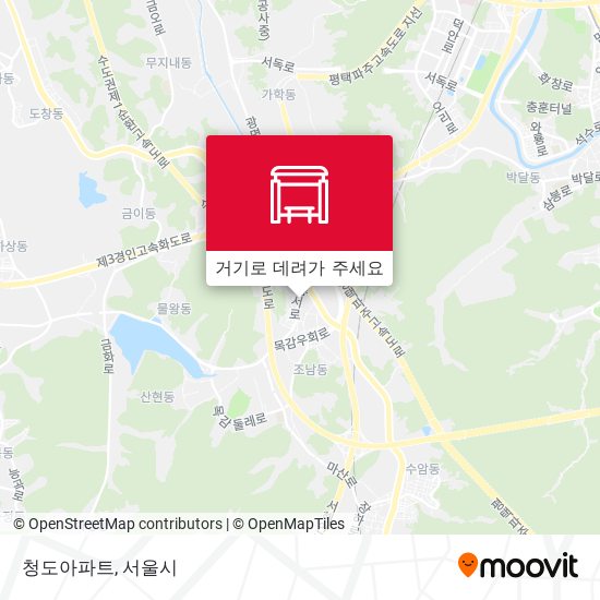청도아파트 지도