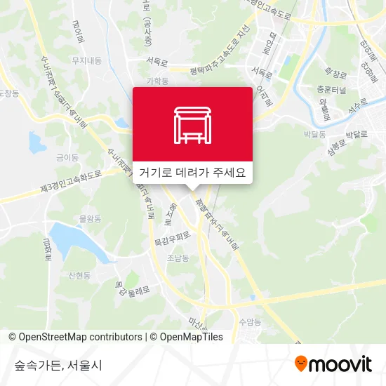 숲속가든 지도