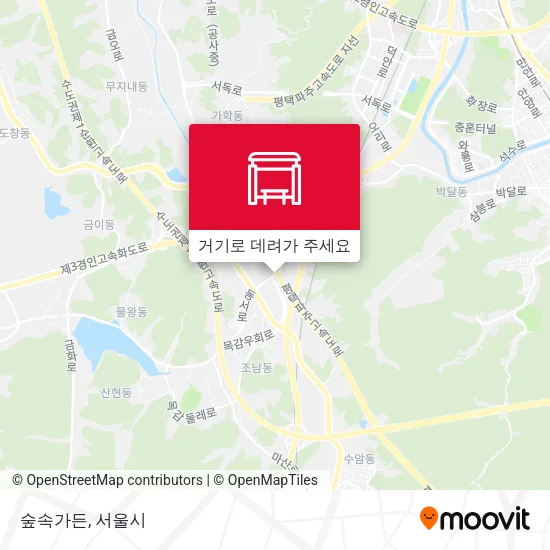 숲속가든 지도