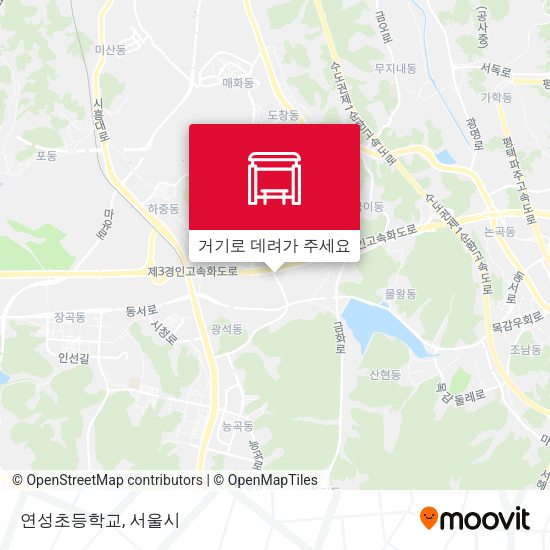 연성초등학교 지도